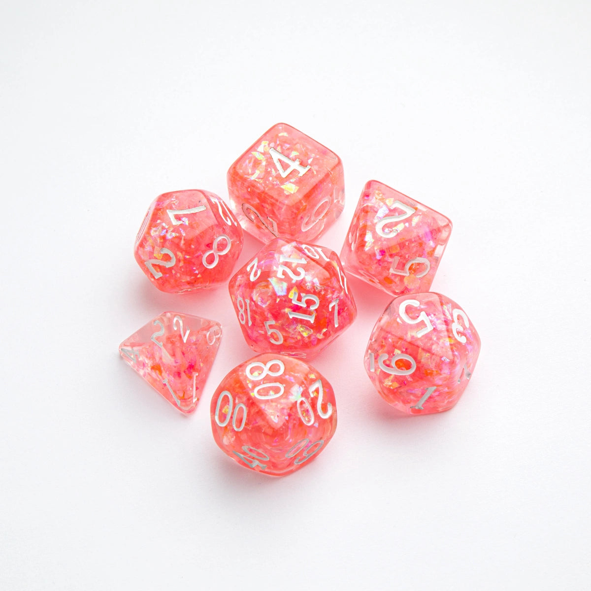 RPG Dice Set - Candy-Like Peach