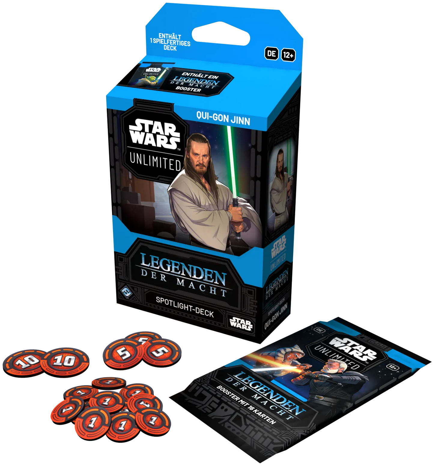 Star Wars: Unlimited - Legends of the Force Spotlight Deck: Qui-Gon Jinn Deutsch