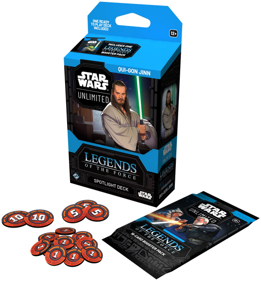 Star Wars: Unlimited - Legends of the Force Spotlight Deck: Qui-Gon Jinn Englisch