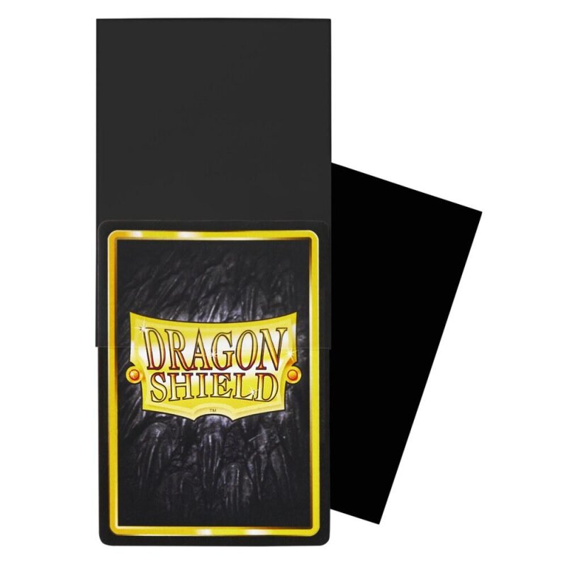 Dragon Shield: Perfect Fit Inner Sleeves – Thick Inner Sleeves - Black, Standard size (100)
