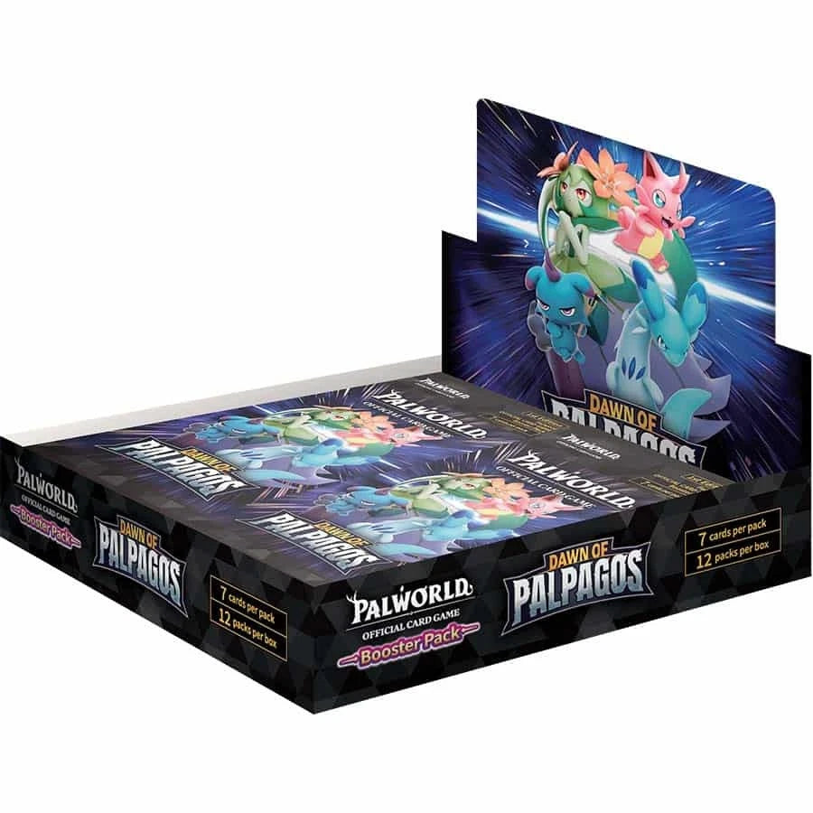 PALWORLD Offizielles Kartenspiel Dawn of Palpagos Booster Box Englisch