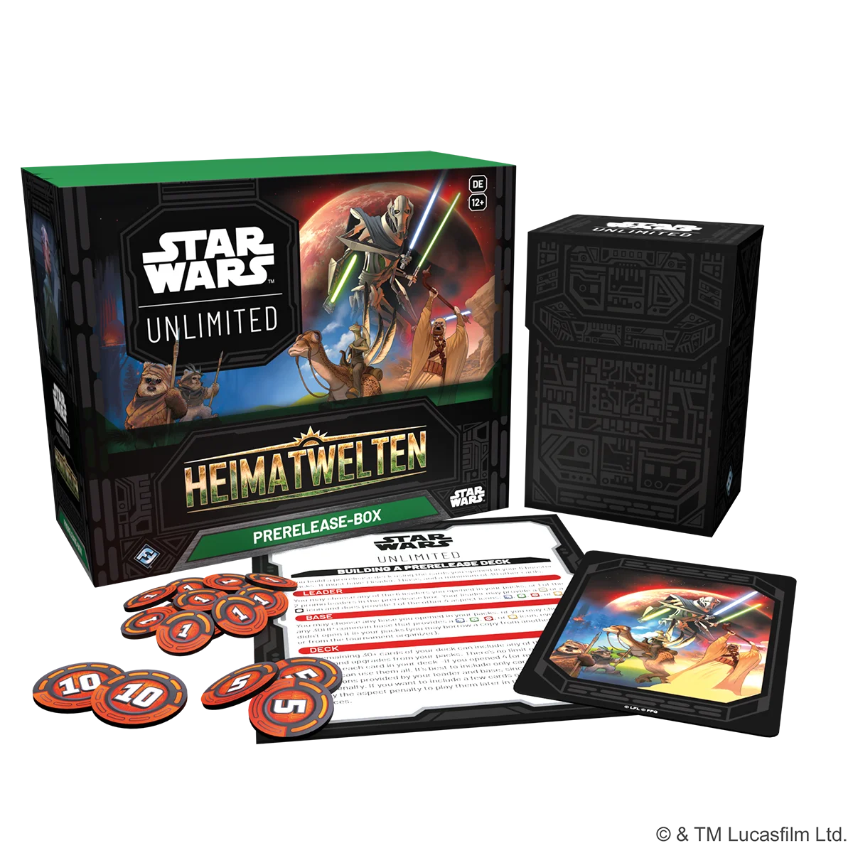Star Wars: Unlimited – Heimatwelten (Prerelease-Box) DE