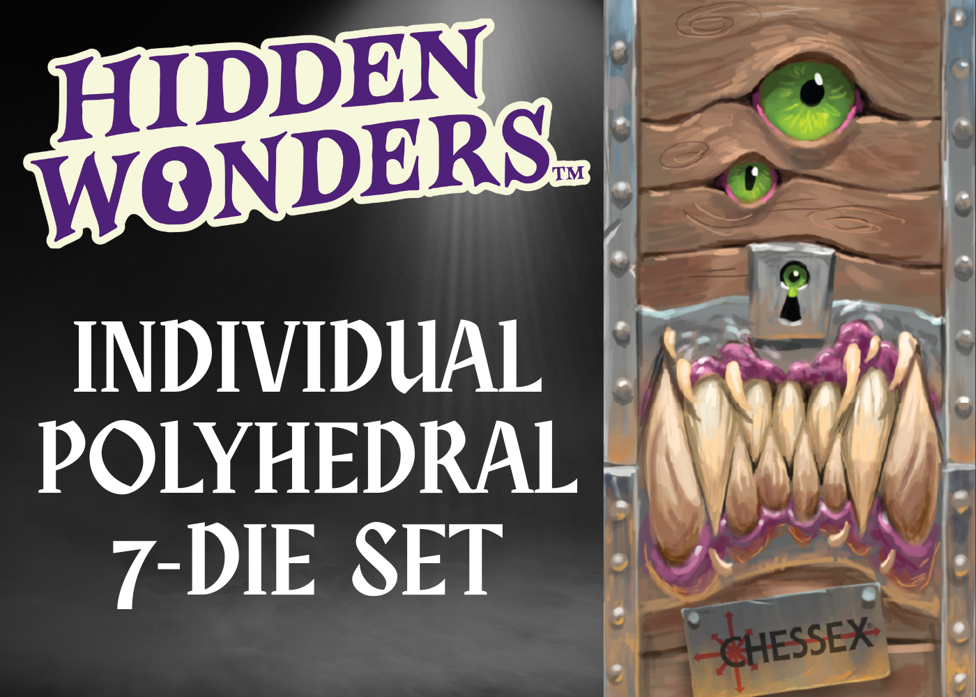 Chessex - Hidden Wonders™ Assorted 7-Die Polyhedral Set