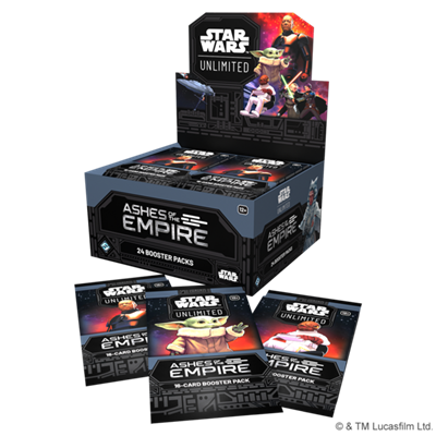 Star Wars: Unlimited - Ashes of the Empire Booster Display (24 Booster) - EN