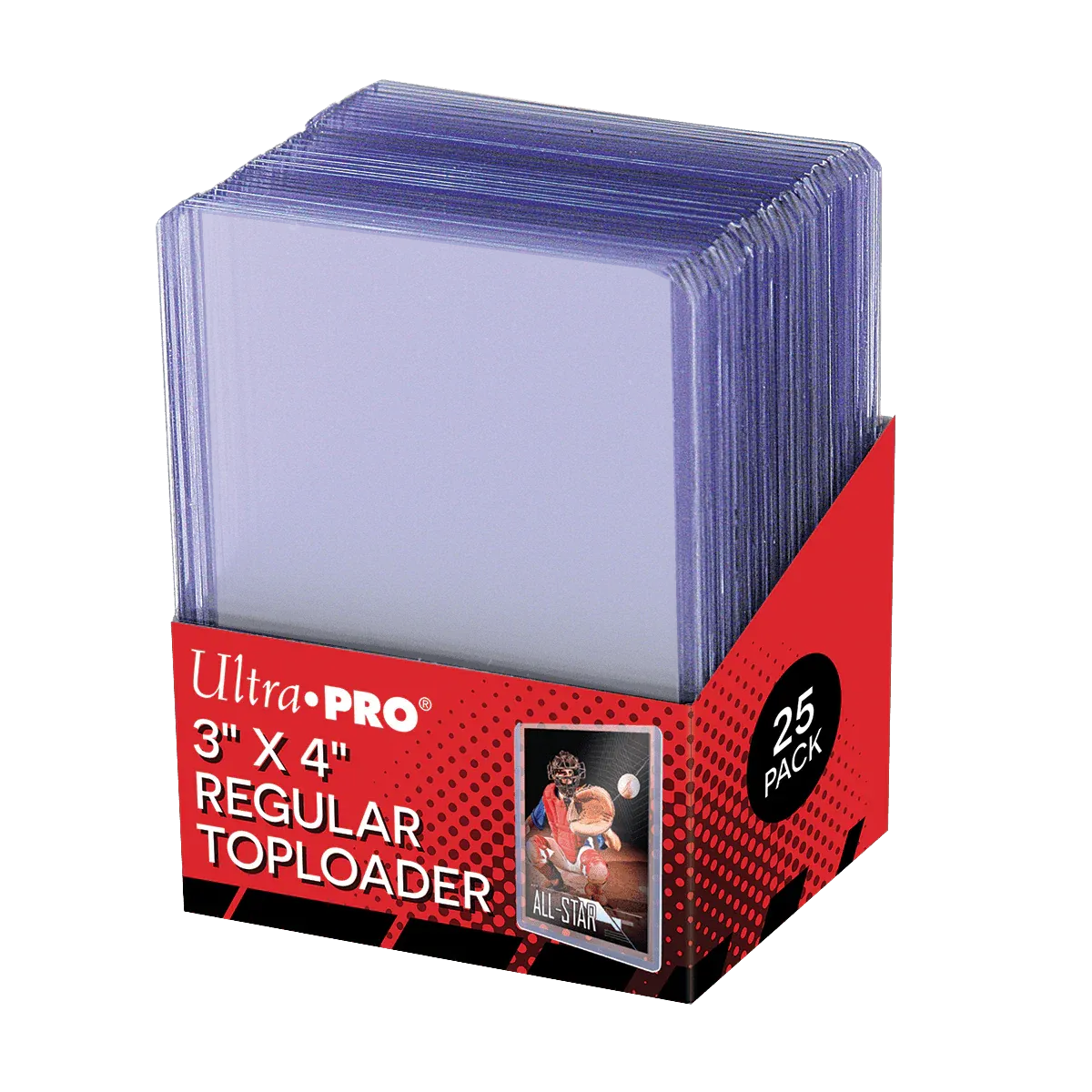 Ultra Pro - 3" x 4" Regular - Toploader 25st.