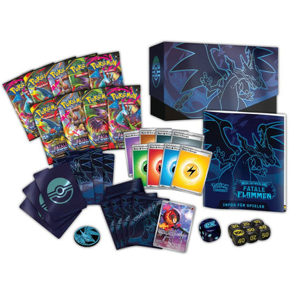 Pokemon Sammelkartenspiel - Mega Entwicklung Fatale Flammen - Top Trainer Box