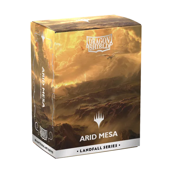 Dragon Shield X Magic: The Gathering: Arid Mesa - Standard Size Sleeves Landfall Series