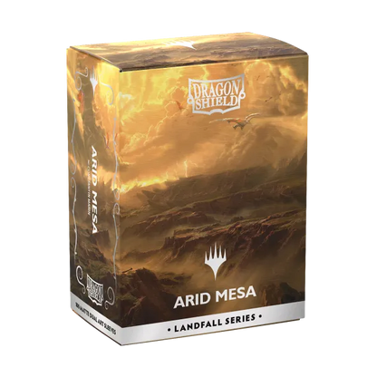 Dragon Shield X Magic: The Gathering: Arid Mesa - Standard Size Sleeves Landfall Series