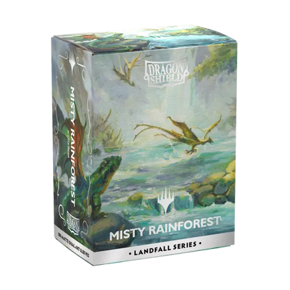 Dragon Shield X Magic: The Gathering: Misty Rainforest - Standard Size Sleeves Landfall Series