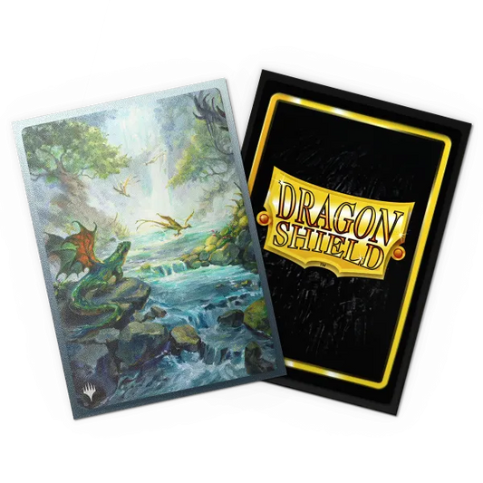 Dragon Shield X Magic: The Gathering: Misty Rainforest - Standard Size Sleeves Landfall Series