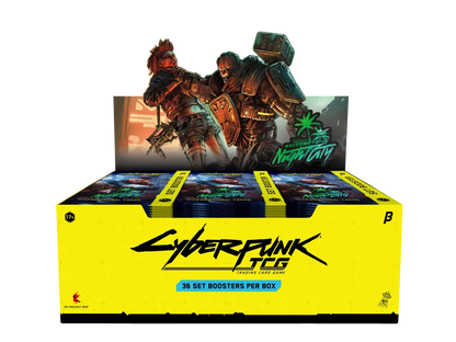 Cyberpunk TCG | Welcome To Night City | 36pc Beta Booster Display (EN)