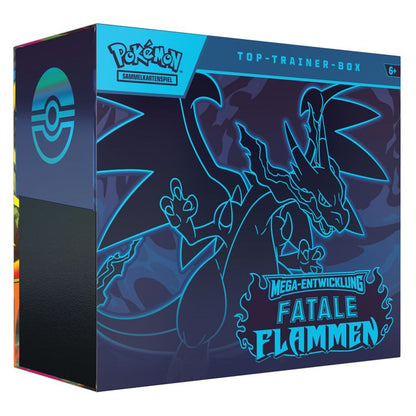 Pokemon Sammelkartenspiel - Mega Entwicklung Fatale Flammen - Top Trainer Box