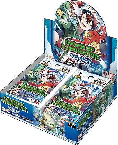 Dgimon Card Game - EX-11 - Dawn of Liberator Display Englisch