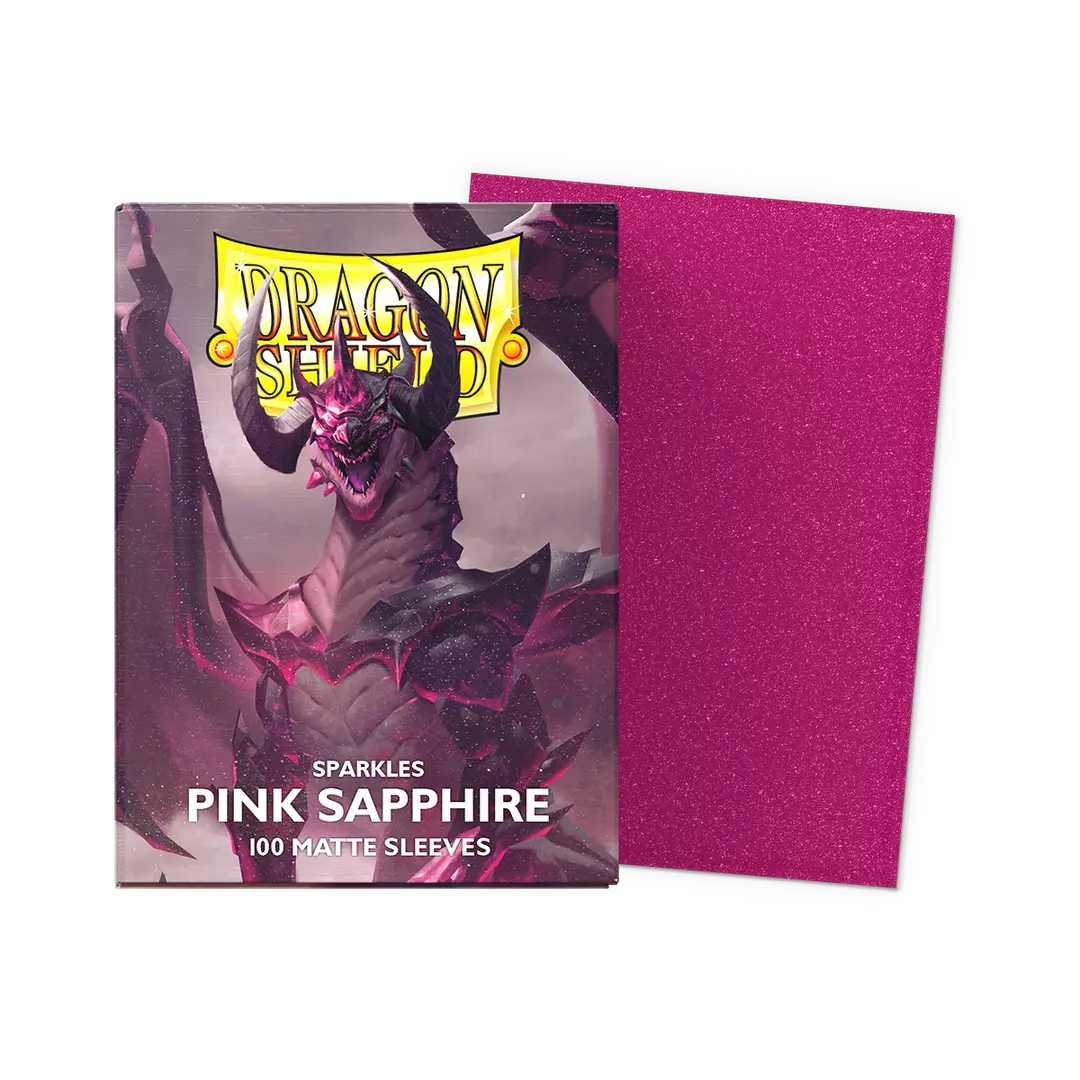 Dragonshield - Matte Sparkles - Pink Sapphire - Standard Size