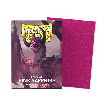 Dragonshield - Matte Sparkles - Pink Sapphire - Standard Size