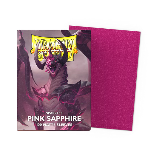 Dragonshield - Matte Sparkles - Pink Sapphire - Standard Size