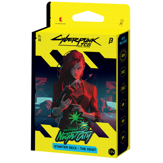 Cyberpunk TCG | Welcome to Night City | Beta Starter Deck - The Heist