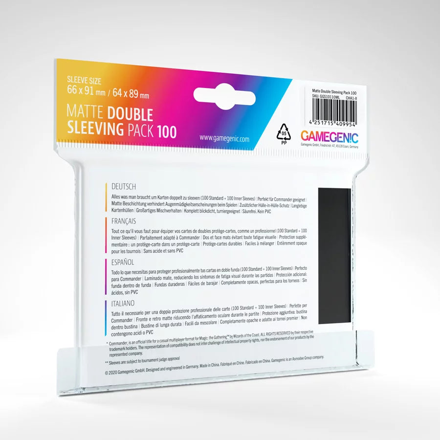Gamegenic Matte Double Sleeving Pack