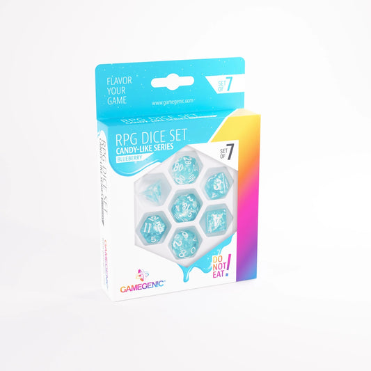 RPG Dice Set - Candy Like Blueberry