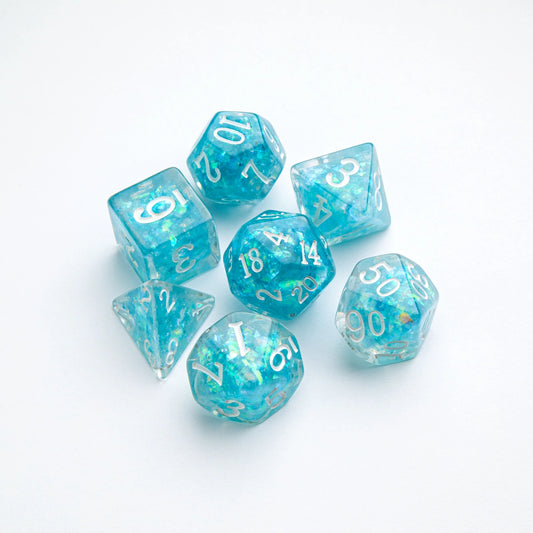 RPG Dice Set - Candy Like Blueberry