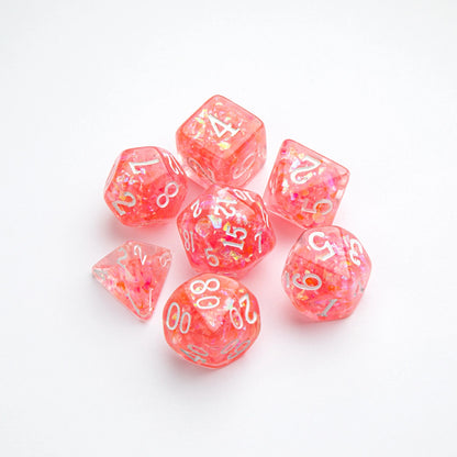RPG Dice Set - Candy-Like Peach