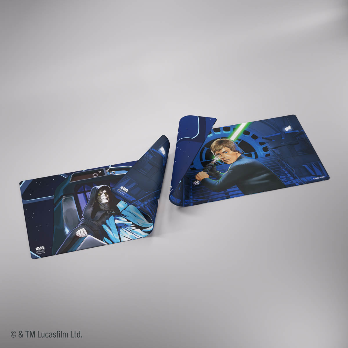 Gamegenic - Star Wars: Unlimited - Double Sided Playmat - Luke Skywalker / Emperor Palpatine