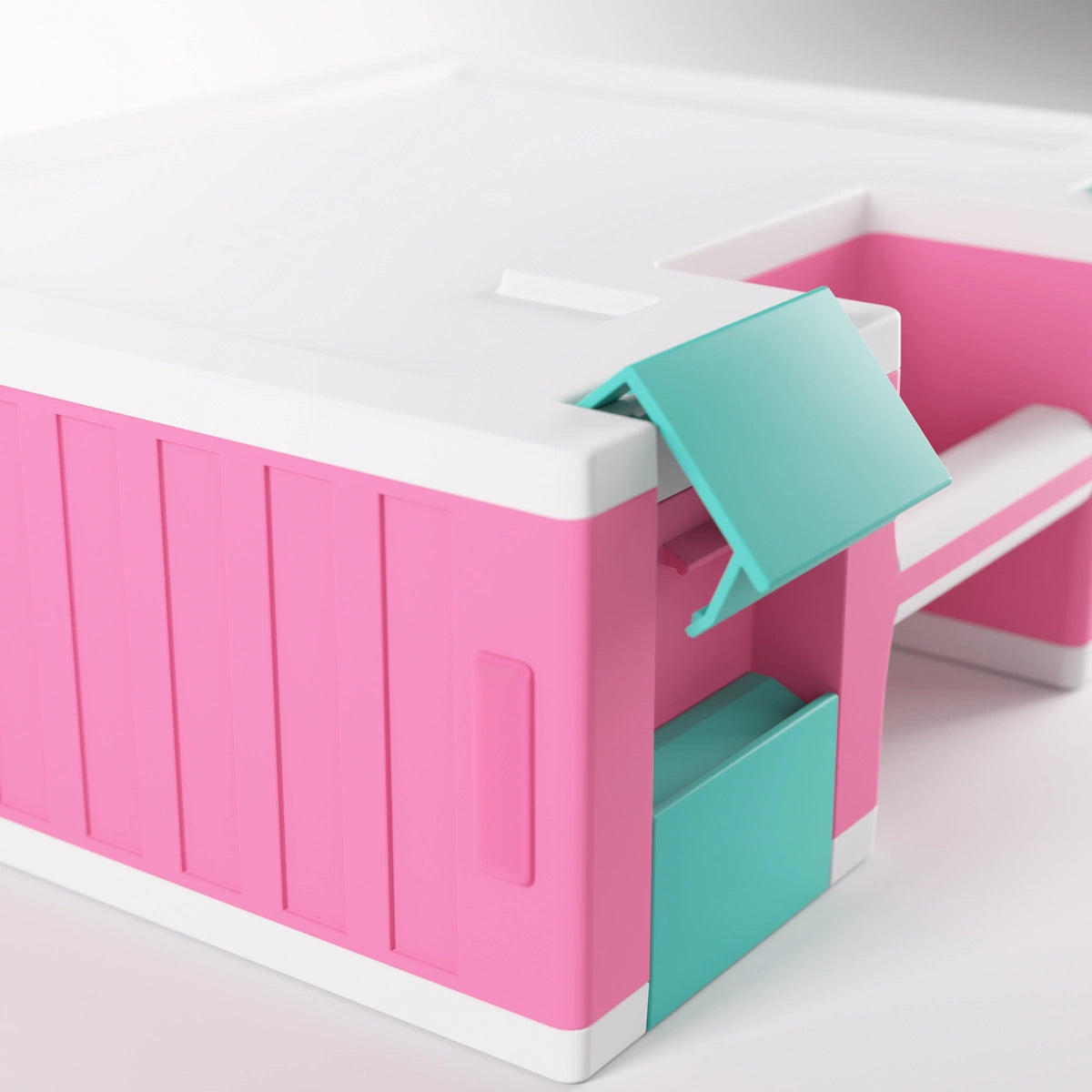 Gamegenic - Game Castle - Pink/White/Teal