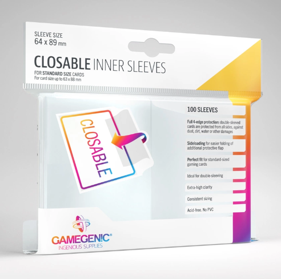Gamegenic - Closable Inner Sleeves Sideloading