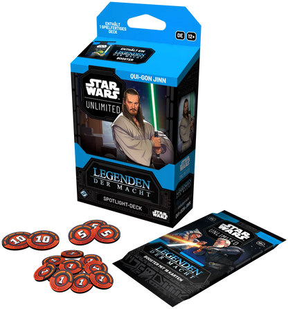 Star Wars: Unlimited - Legends of the Force Spotlight Deck: Qui-Gon Jinn Deutsch