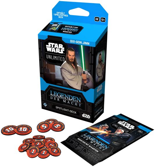 Star Wars: Unlimited - Legends of the Force Spotlight Deck: Qui-Gon Jinn Deutsch