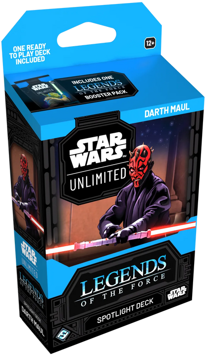 Star Wars: Unlimited - Legends of the Force Spotlight Deck: Darth Maul Englisch