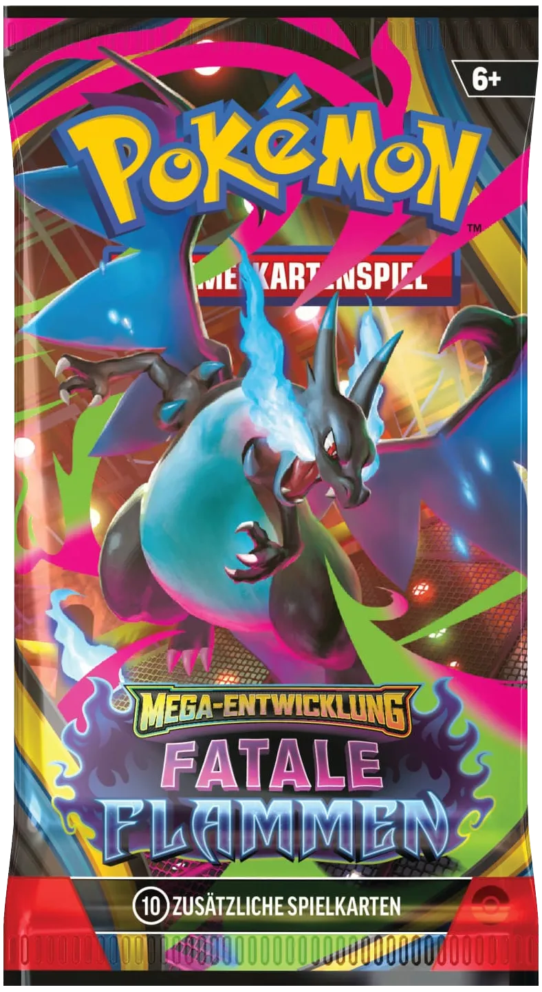 Pokemon Sammelkartenspiel - Mega Entwicklung Fatale Flammen Booster DE