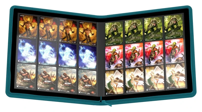 Ultimate Guard - Zipfolio 480 24-Pocket XenoSkin Petrol Blue