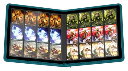 Ultimate Guard - Zipfolio 480 24-Pocket XenoSkin Petrol Blue