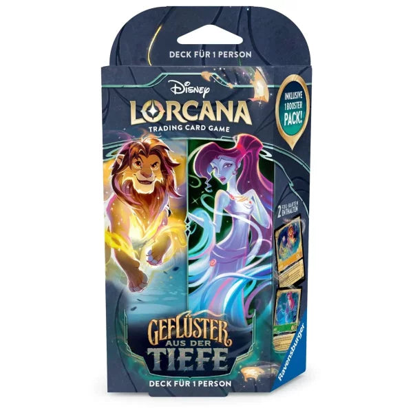 Disney Lorcana: Geflüster aus der Tiefsee - Starter Deck Simba & Megara DE