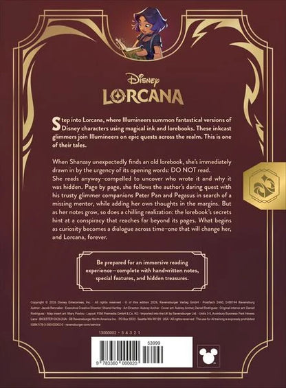 Disney Lorcana - Quest of Wonders - An Illumineers Lorebook - EN