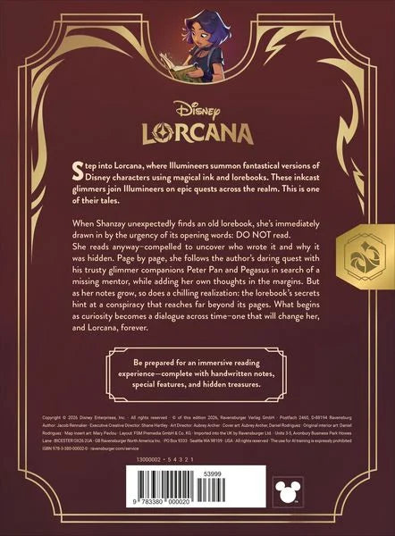 Disney Lorcana - Quest of Wonders - An Illumineers Lorebook - EN