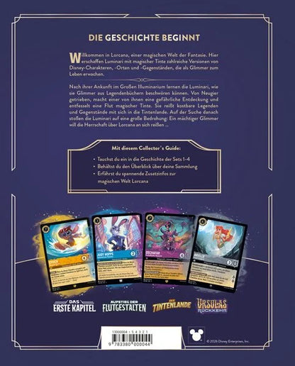 Disney Lorcana - Collector's Guide Set 1-4 Deutsch