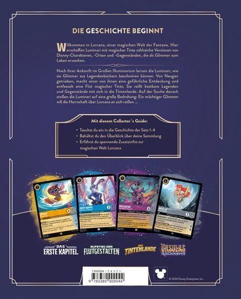 Disney Lorcana - Collector's Guide Set 1-4 Deutsch