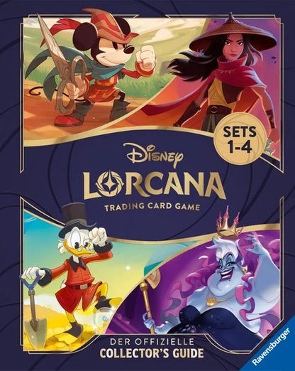 Disney Lorcana - Collector's Guide Set 1-4 Deutsch