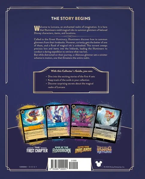 Disney Lorcana - Collector's Guide Set 1-4 Englisch