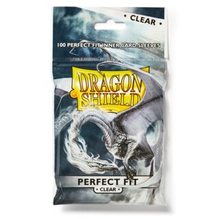 Dragon Shield Schutzhüllen Perfect Fit: Klar/Klar (100 Stück)