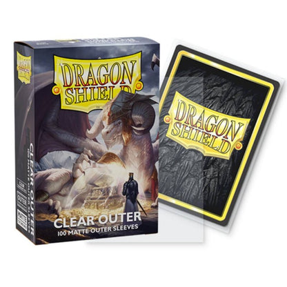 Dragon Shield Standard Size Outer Sleeves - Matte Clear (100)