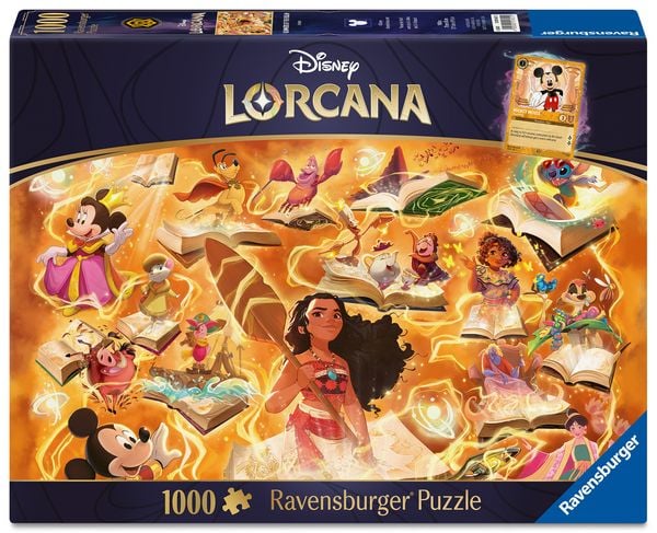 Disney Lorcana - Glimmers of the Realm: Amber Puzzle 1000 Teile