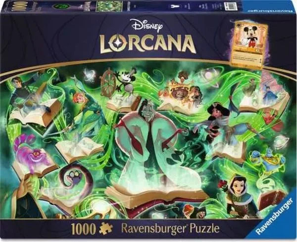 Disney Lorcana - Glimmers of the Realm: Emerald Puzzle 1000 Teile