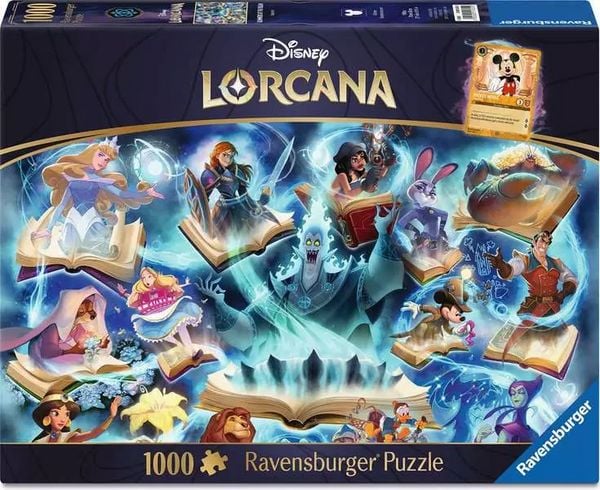 Disney Lorcana - Glimmers of the Realm: Sapphire Puzzle 1000 Teile