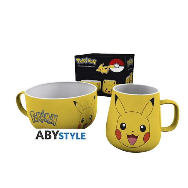 Pokémon Pikachu - Breakfast Set (Mug&Bowl)