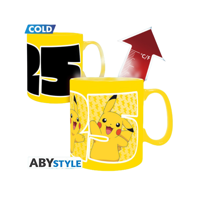 Pokémon Mug Heat Change (460 ml) Pikachu 25