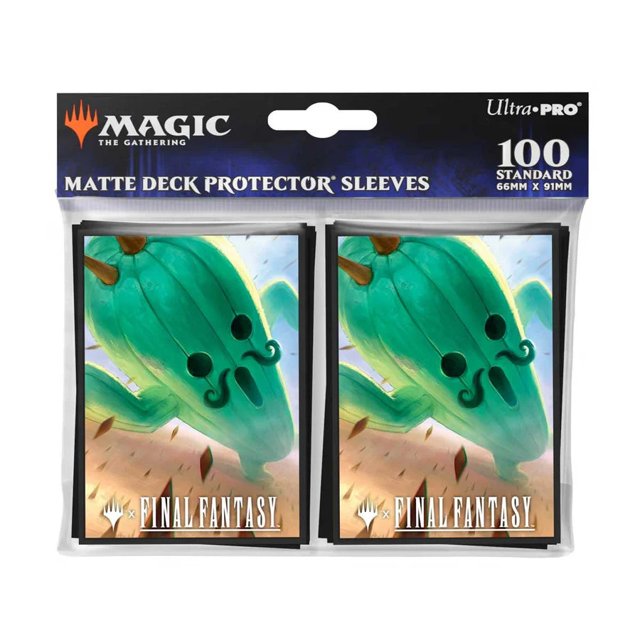 Ultra Pro - Matte Deck Protector Sleeves Final Fantasy Jumbo Cactuar