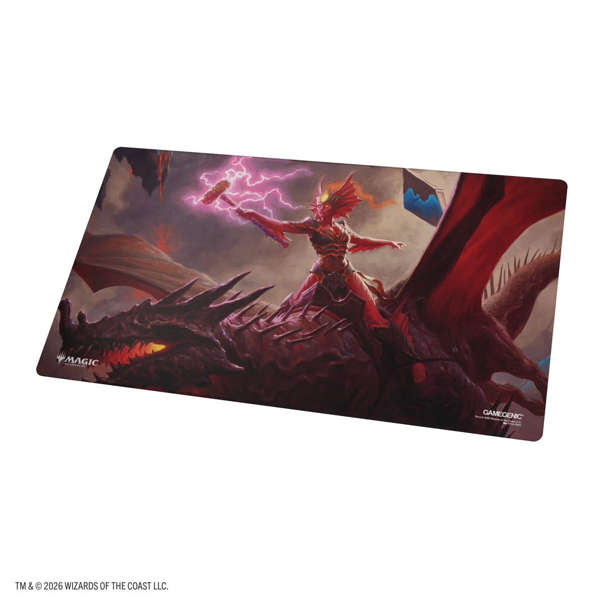 Gamegenic - Magic: The Gathering  Reality Fracture Double-sided Playmat - Kiora of Salt and Sand/Kiora of Fire and Ashes